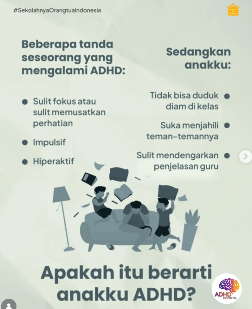 Ciri dan Gejala ADHD pada Anak Usia Dini di Kabupaten Siau Tagulandang Biaro